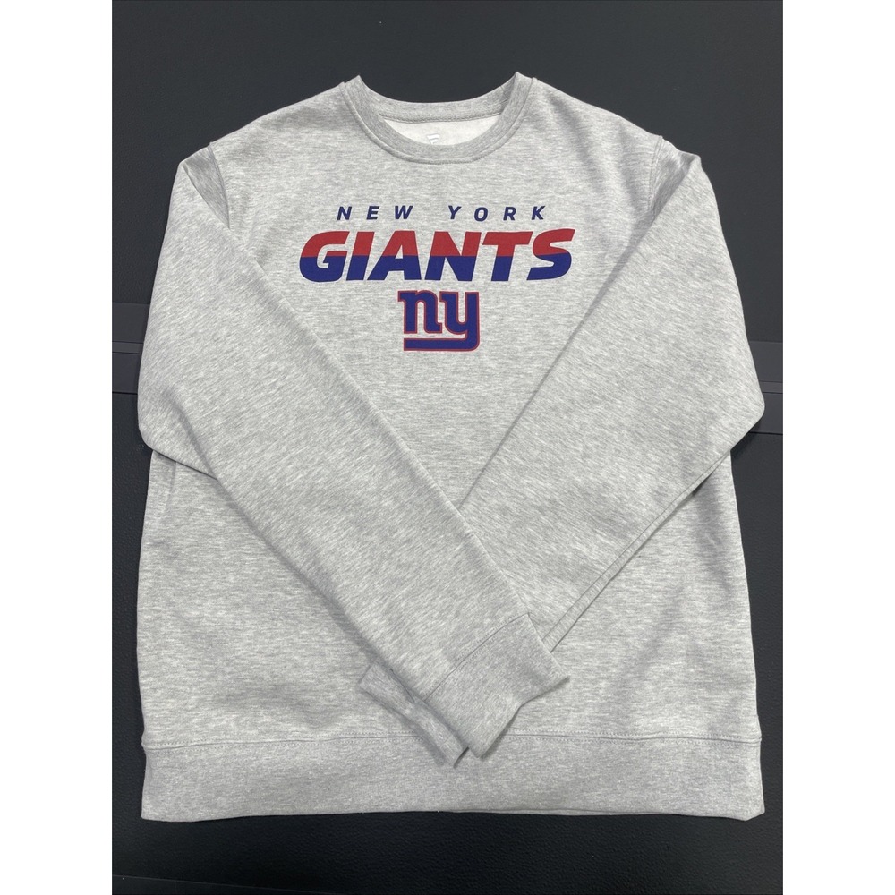 New York Giants NFL Fanatics Mens Crew Neck Sweatshirt Pullover Size Large